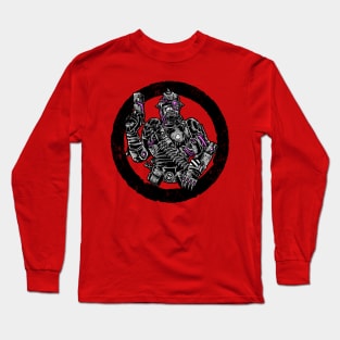 Post Apocalypse Robotic Police Officer Long Sleeve T-Shirt